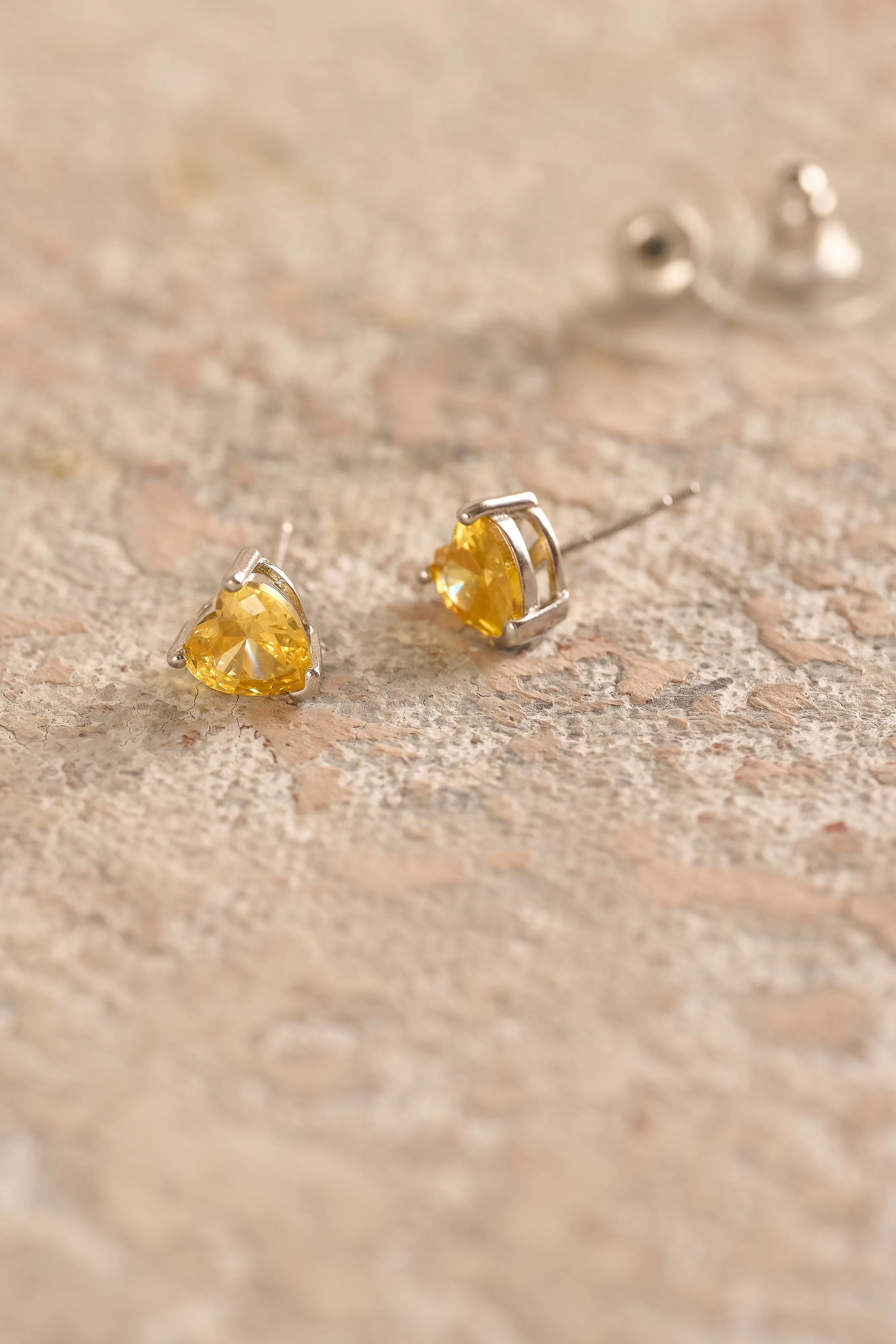 November Birthstone Earrings - Citrine