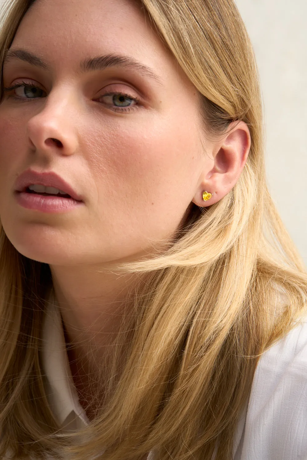 November Birthstone Earrings - Citrine