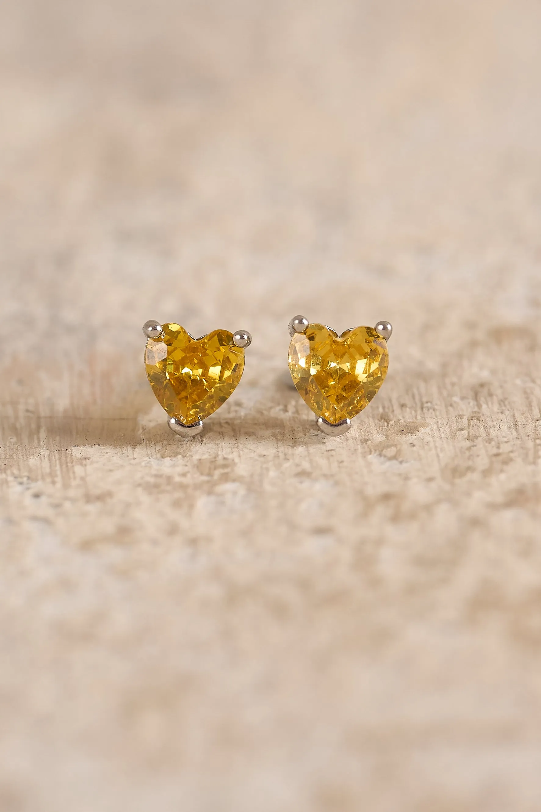 November Birthstone Earrings - Citrine