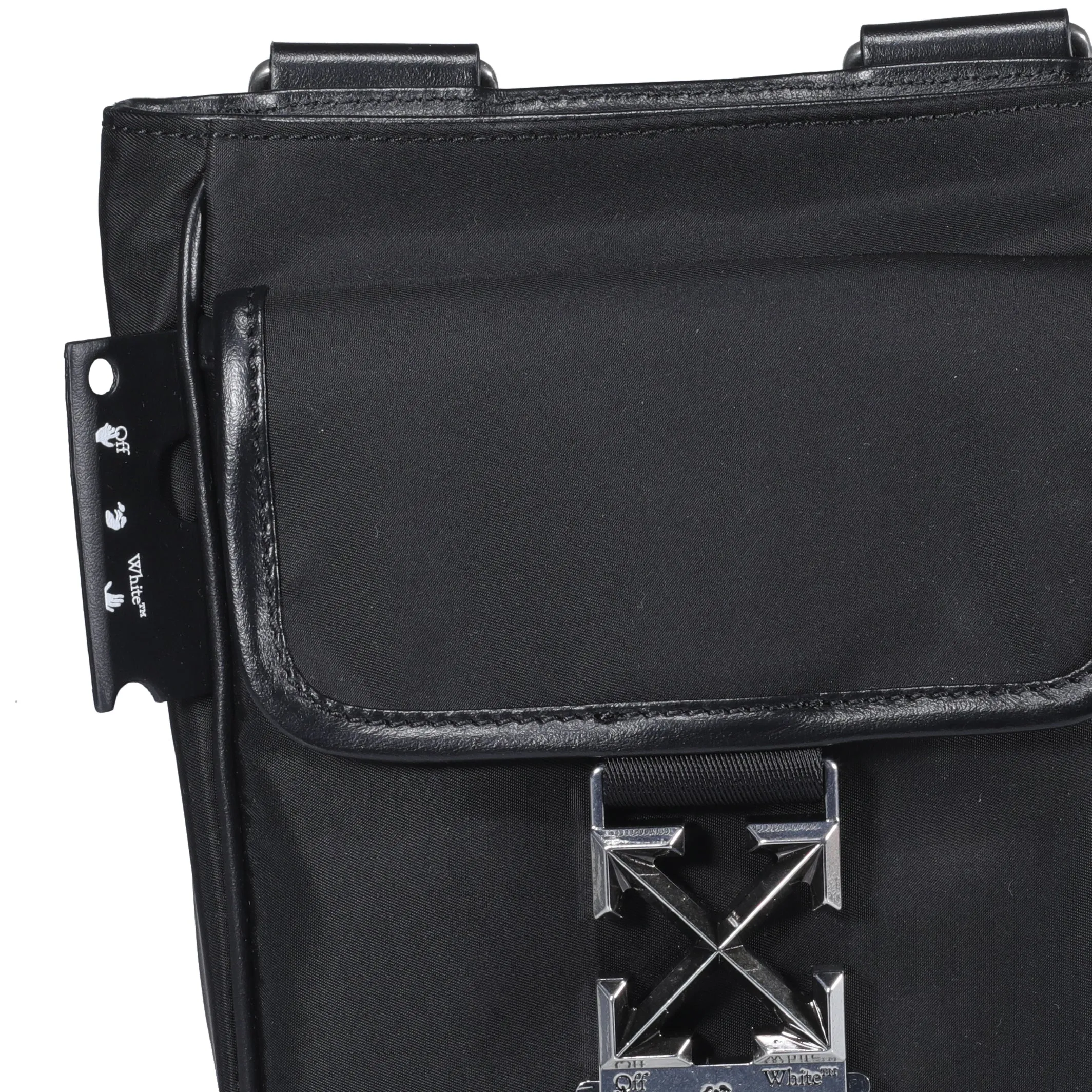 Off-White Logo Engraved Messenger Bag