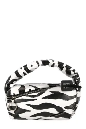 Off-White Zebra Printed Zipped Tote Bag
