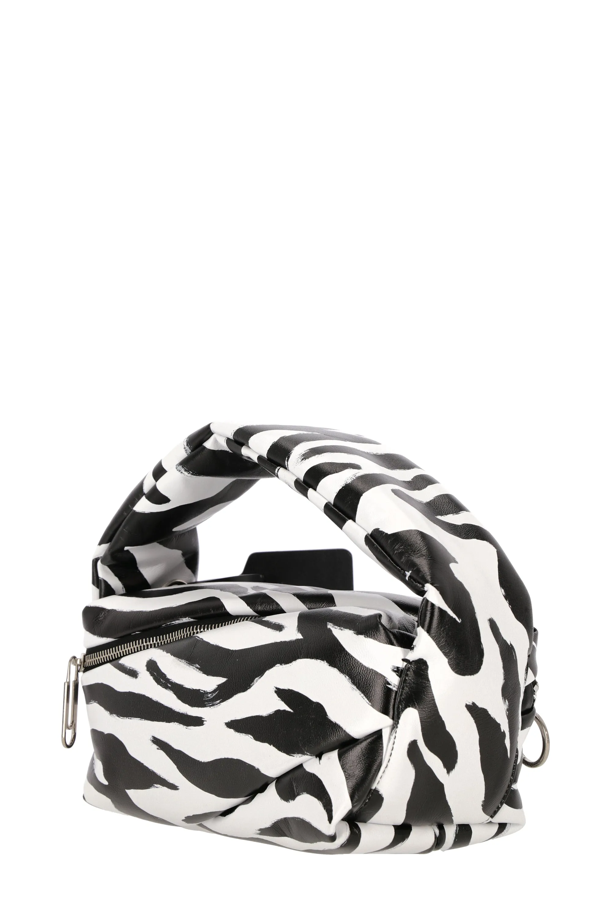 Off-White Zebra Printed Zipped Tote Bag