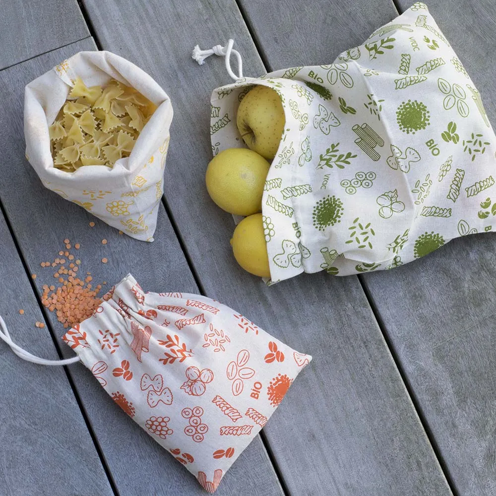 Organic Cotton Produce Pouch