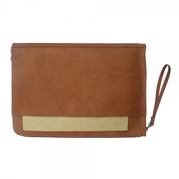 Piel Leather Zip Around Envelope
