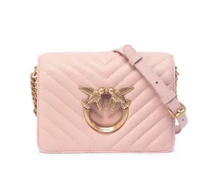 Pinko Love Click V Quilt Mini Shoulder Bag