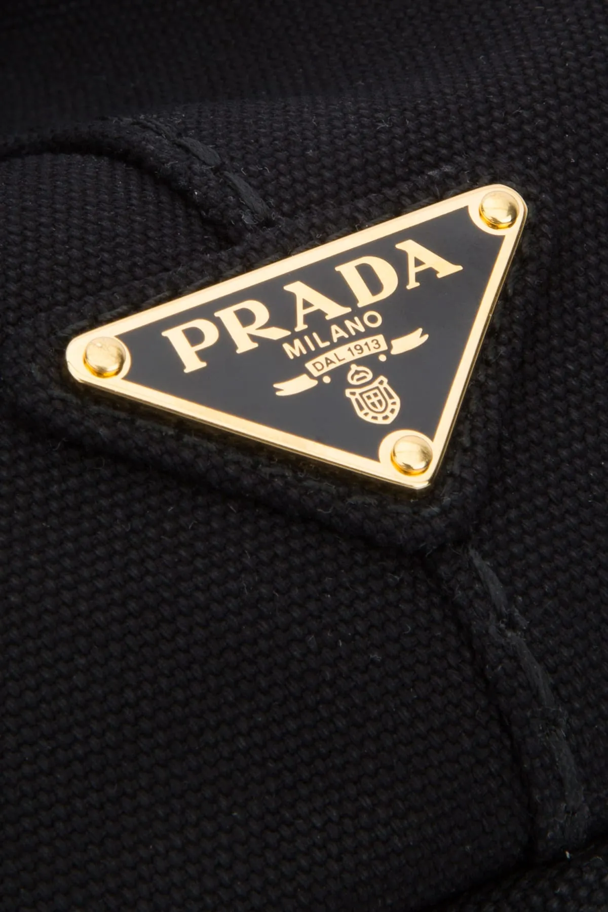 Prada Logo Printed Top Handle Tote Bag