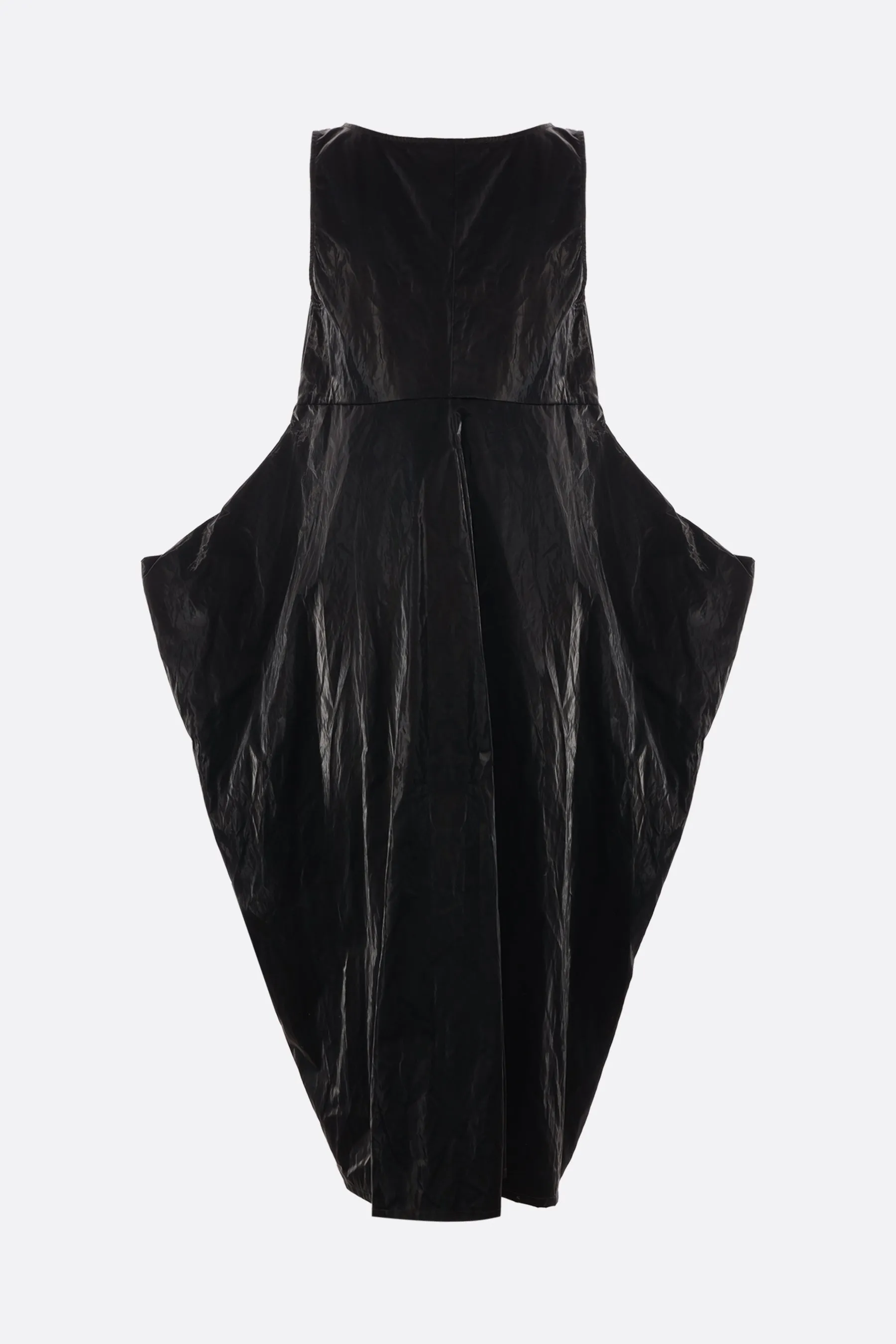 Puppet rubberized nylon sleeveless dress