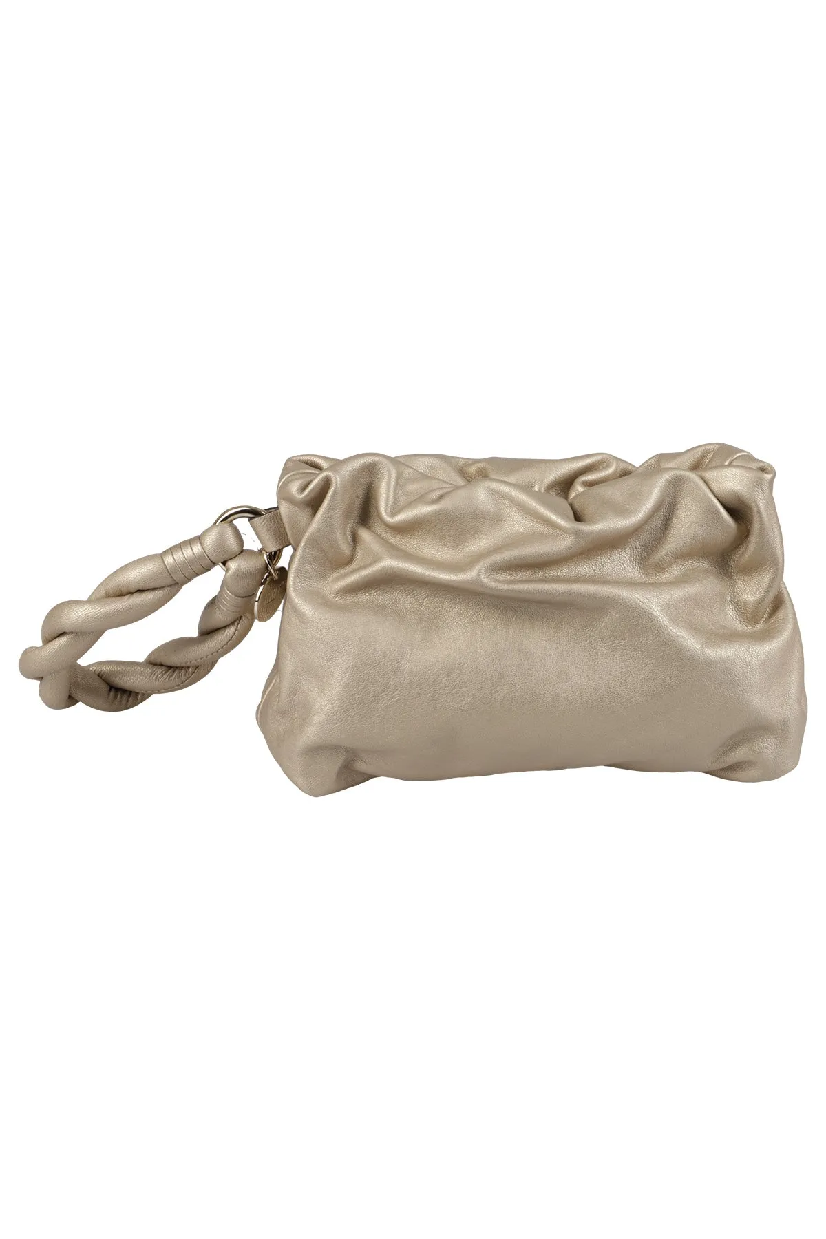 REDValentino Metallic Effect Clutch Bag