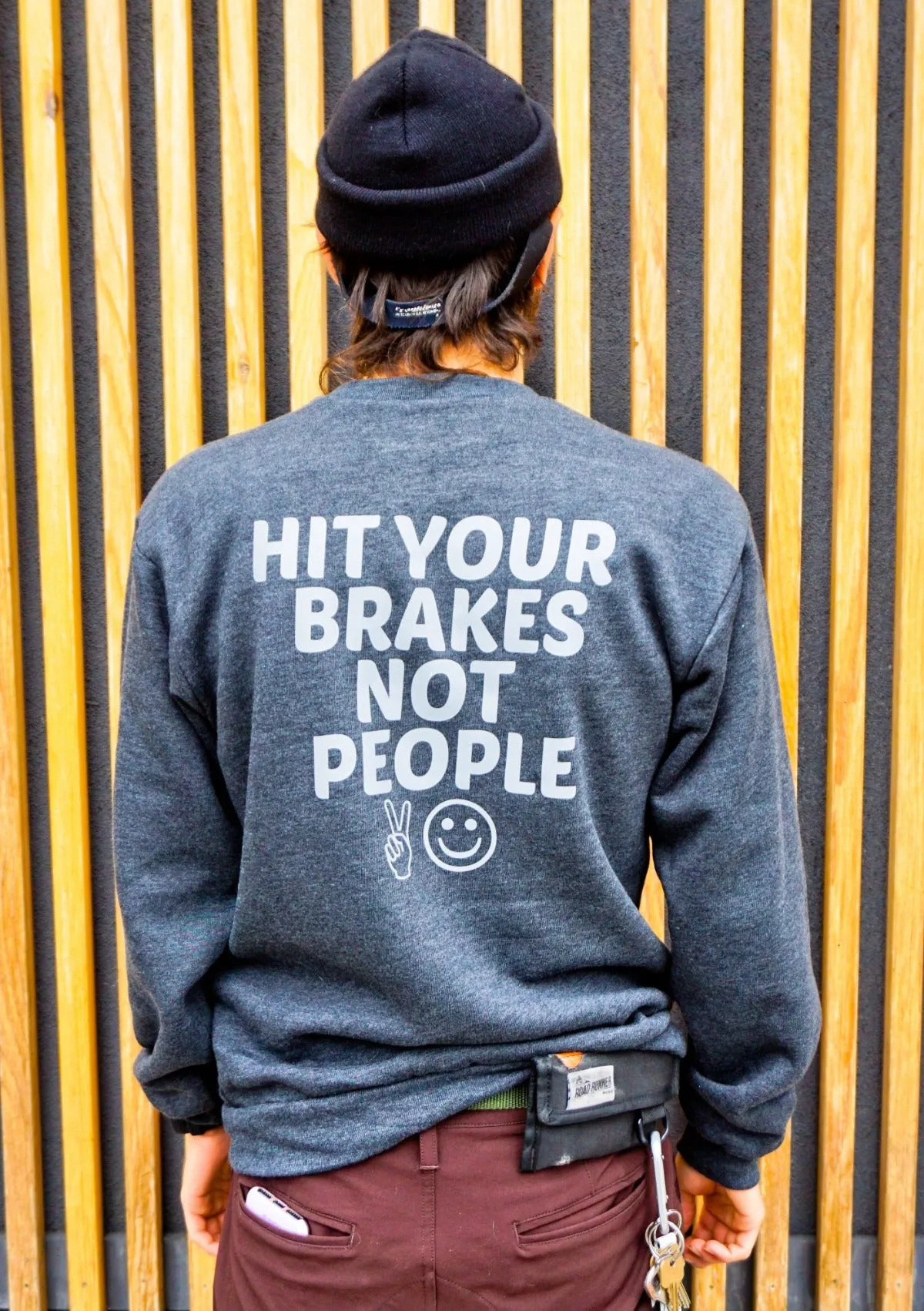 Reflective Crew Neck Sweater- Last Chance!