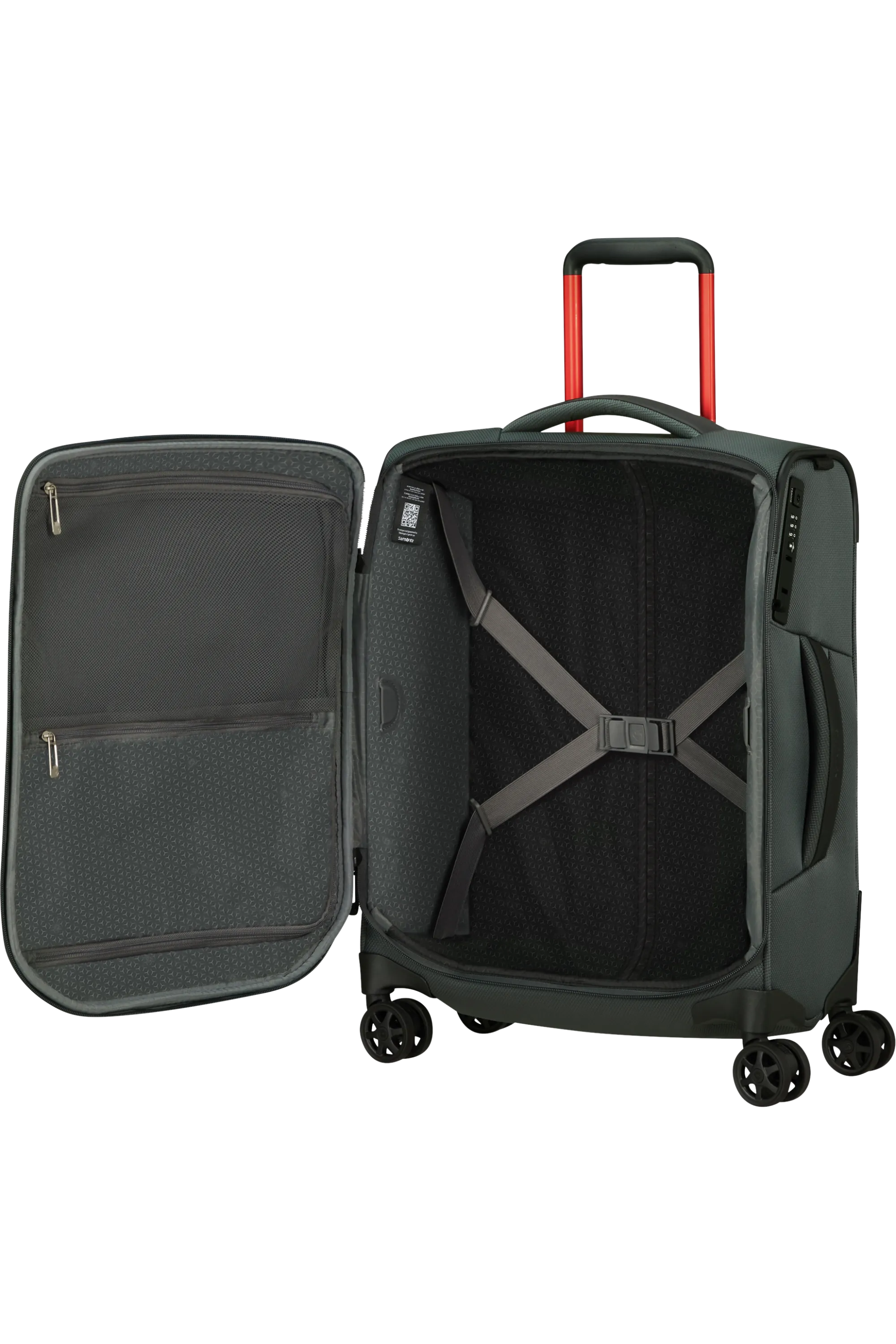 RESPARK 55cm Spinner (4 wheels) - Black Sport