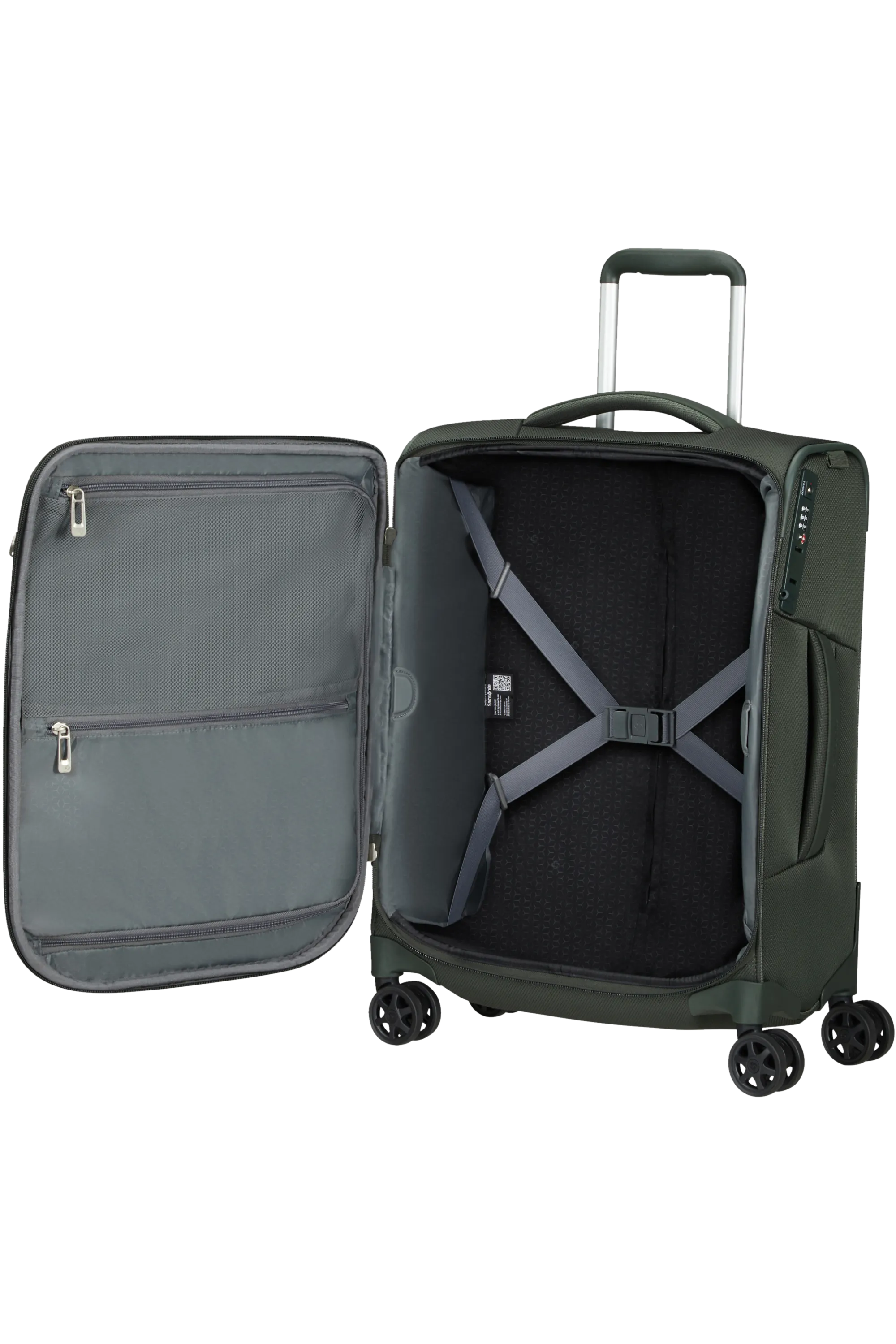 RESPARK 55cm Spinner (4 wheels) - Forest Green