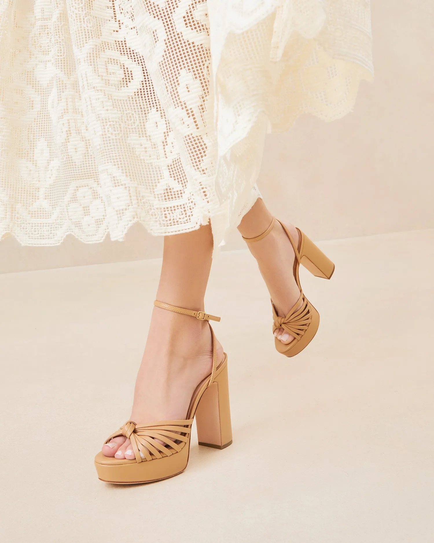 Rivka Dune Knot Platform Sandal