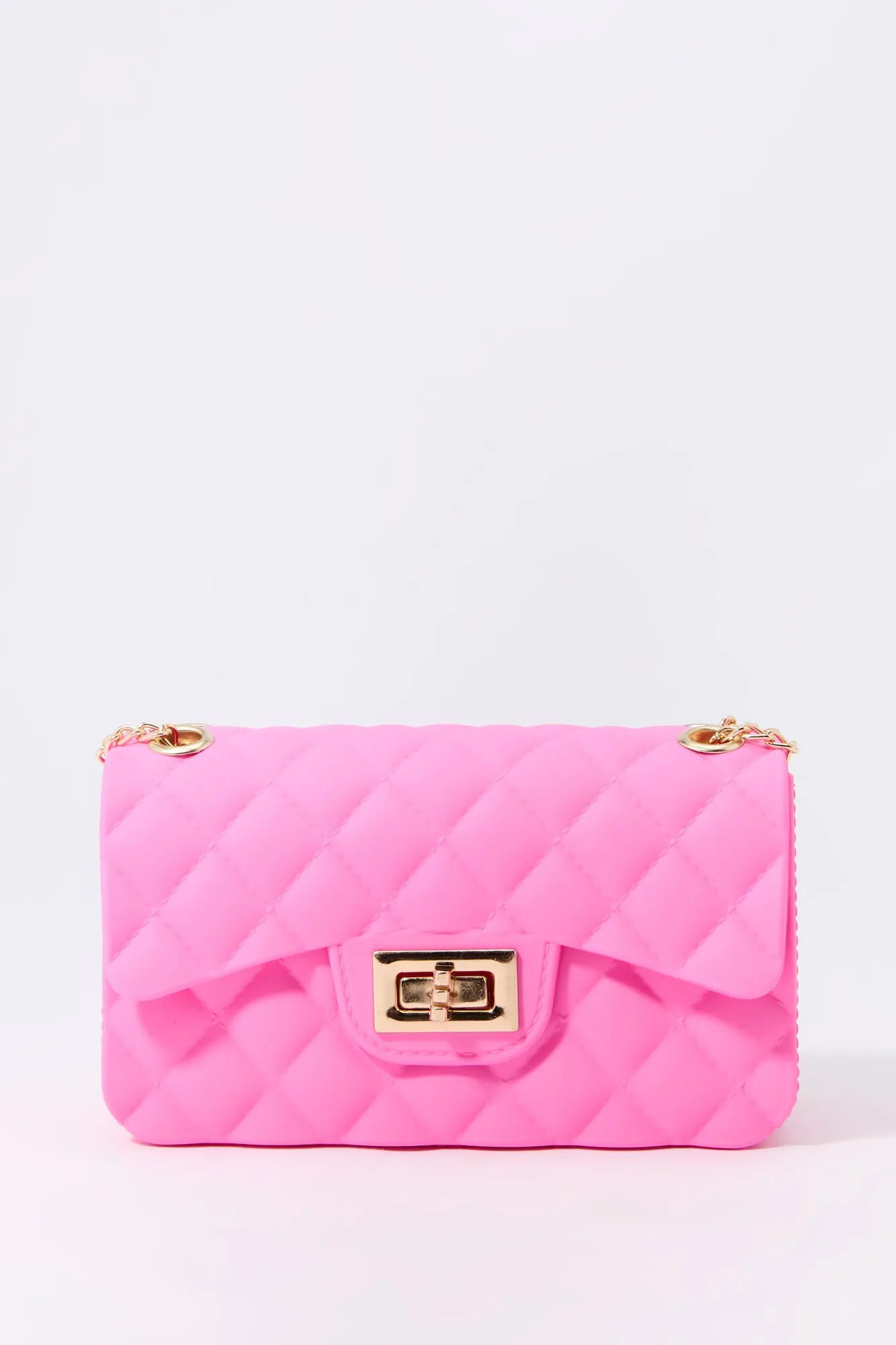 Sac à bandoulière en gel matelassé pour filles