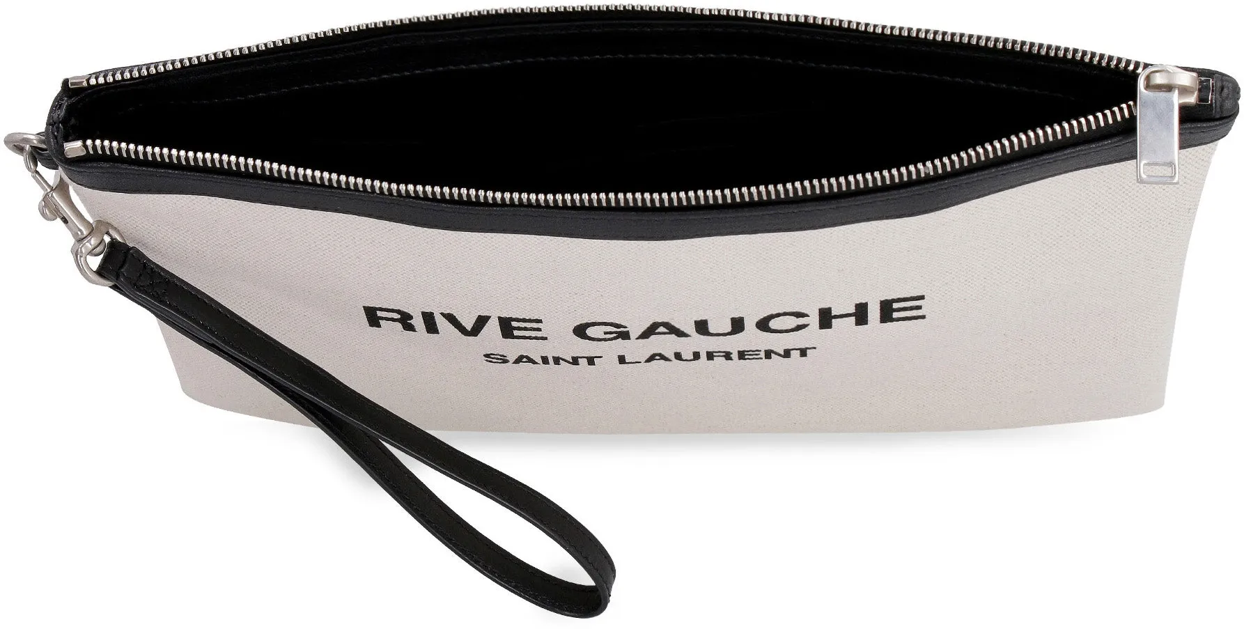 Saint Laurent Rive Gauche Zip-Up Clutch Bag