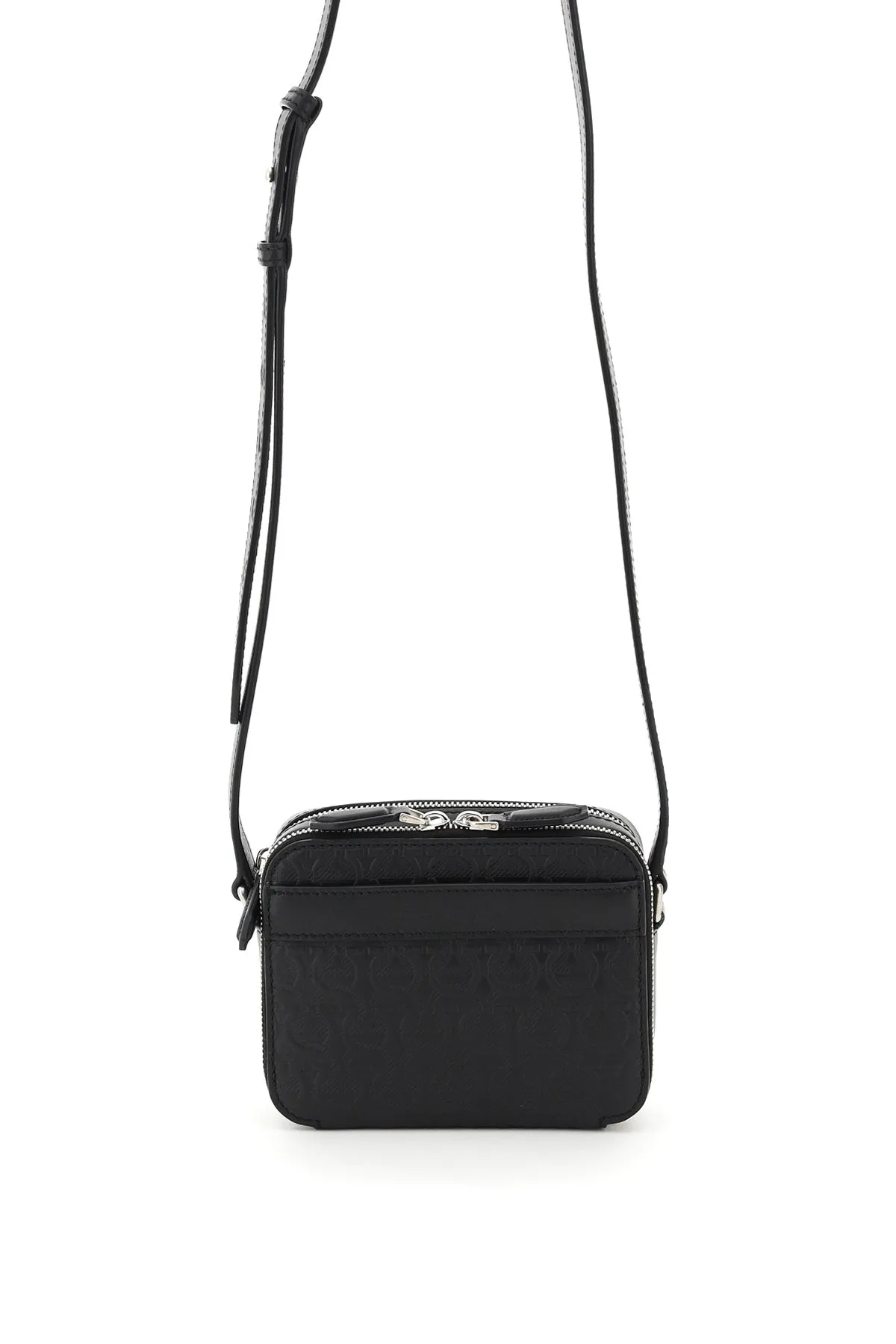 Salvatore Ferragamo Double-Zip Shoulder Bag