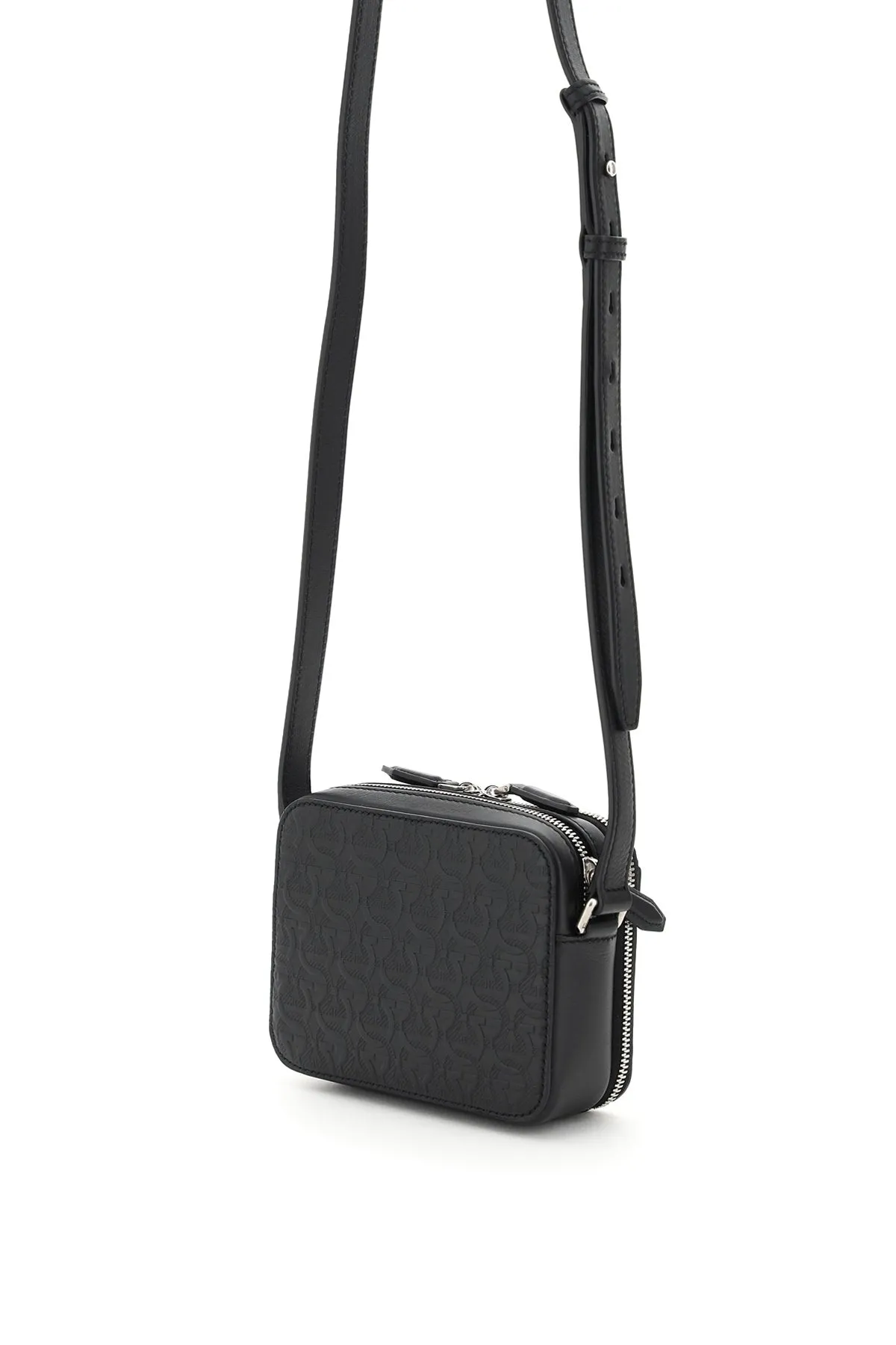 Salvatore Ferragamo Double-Zip Shoulder Bag