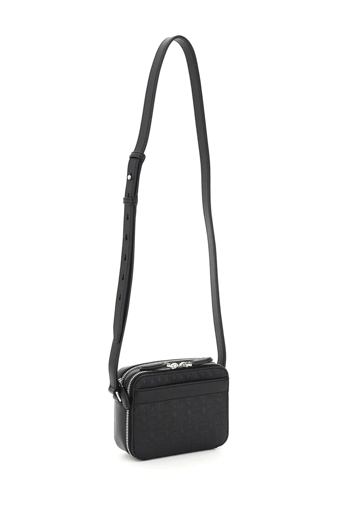 Salvatore Ferragamo Double-Zip Shoulder Bag