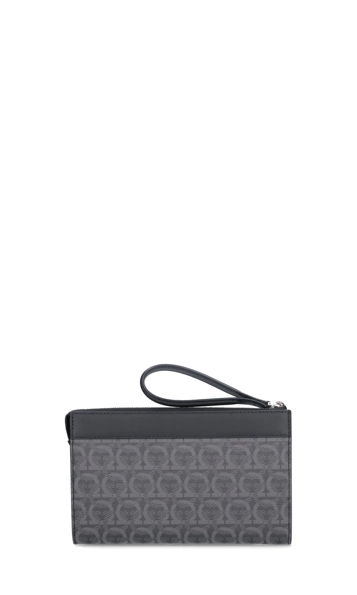 Salvatore Ferragamo Gancini Embossed Clutch Bag