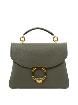 Salvatore Ferragamo Gancini Top Handle Bag