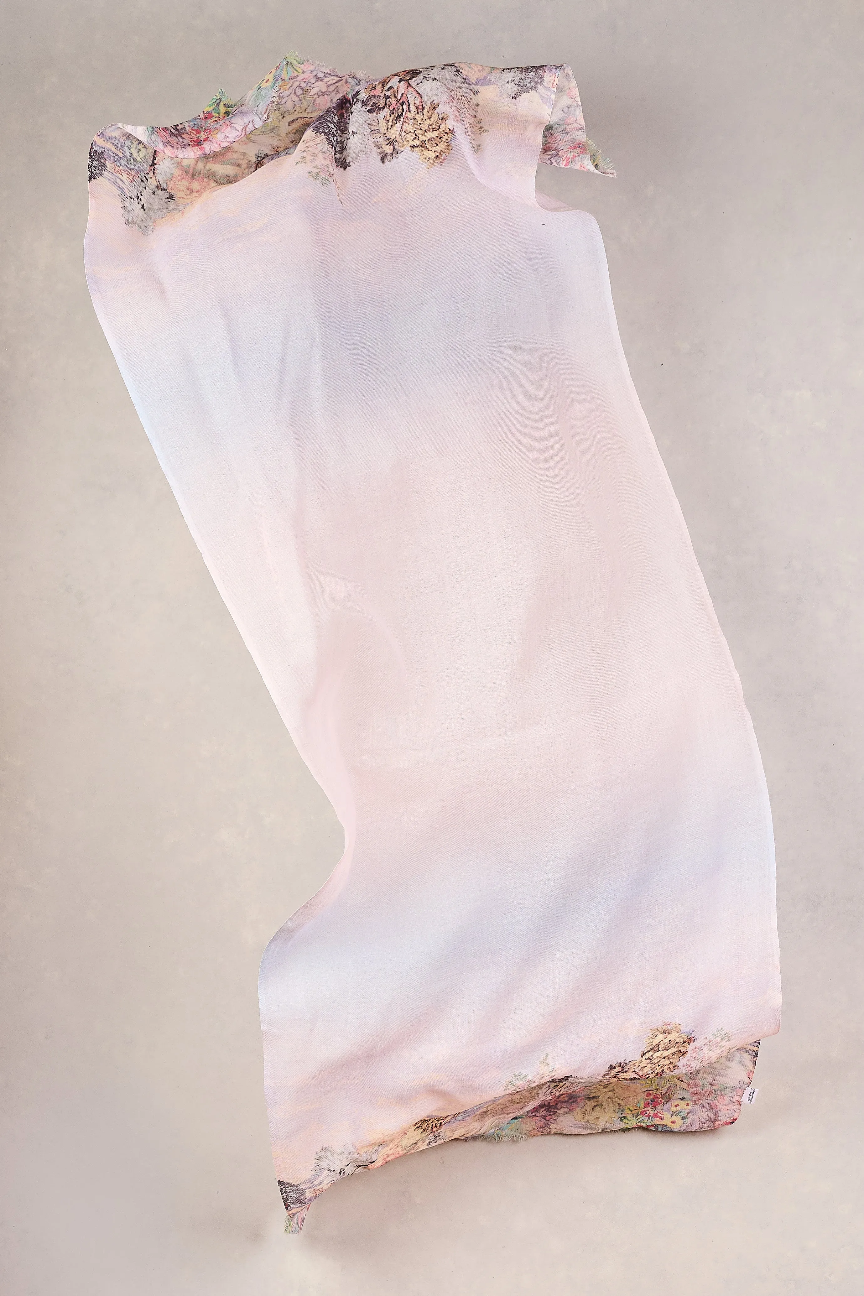Scenic Sunrise Print Scarf - Multi