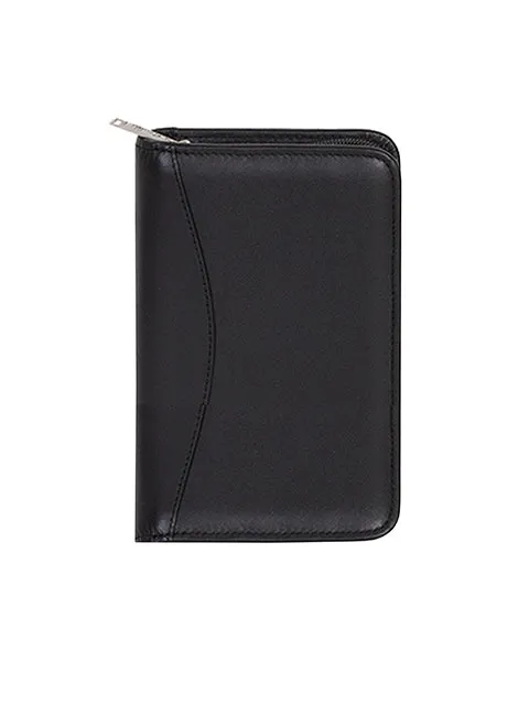 Scully Leather Soft Plonge Zip Pocket Planner Assorted Colors