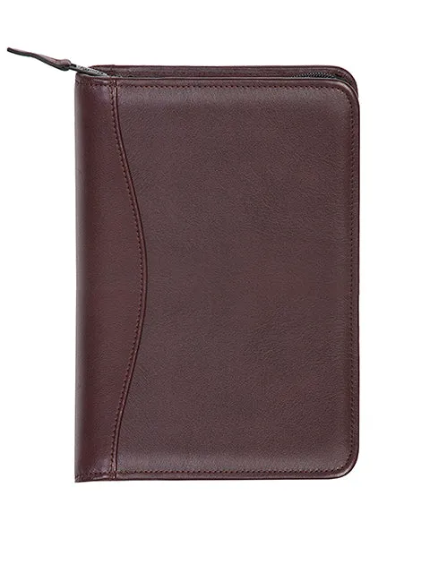 Scully Leather Soft Plonge Zip Weekly Planner Assorted Colors