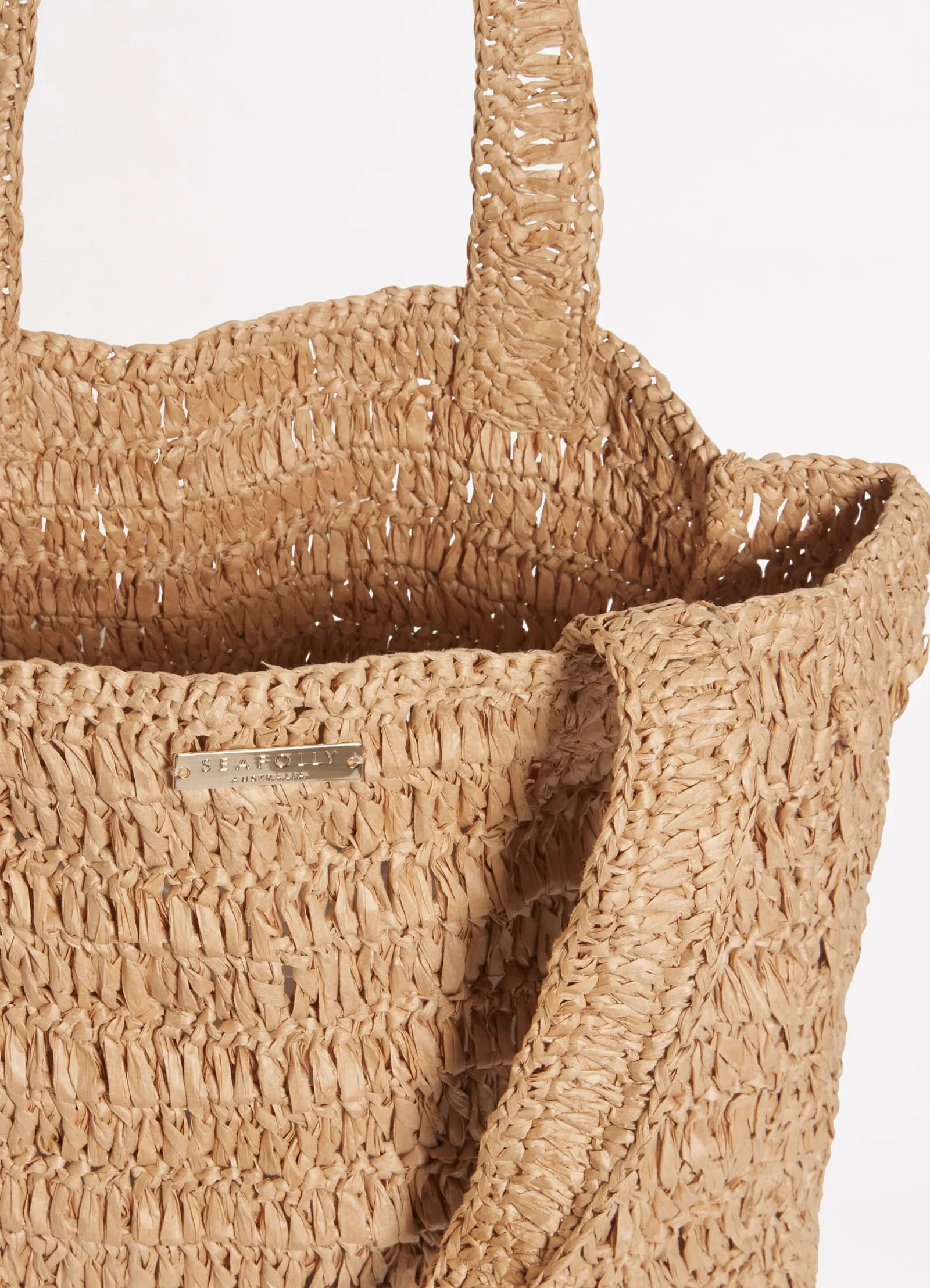 Shores Woven Tote Bag - Natural