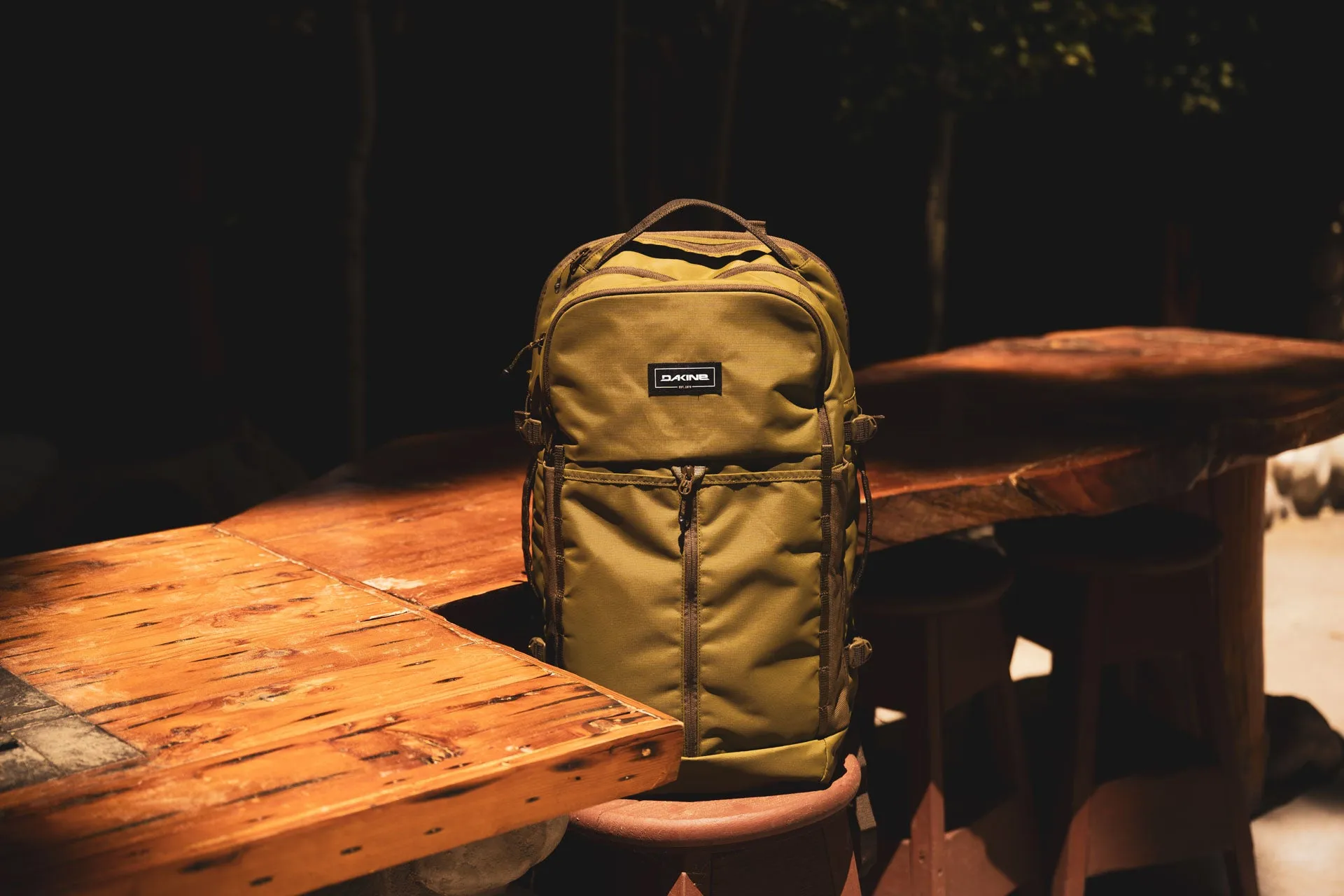 Split Adventure Backpack 38L - Black Ripstop