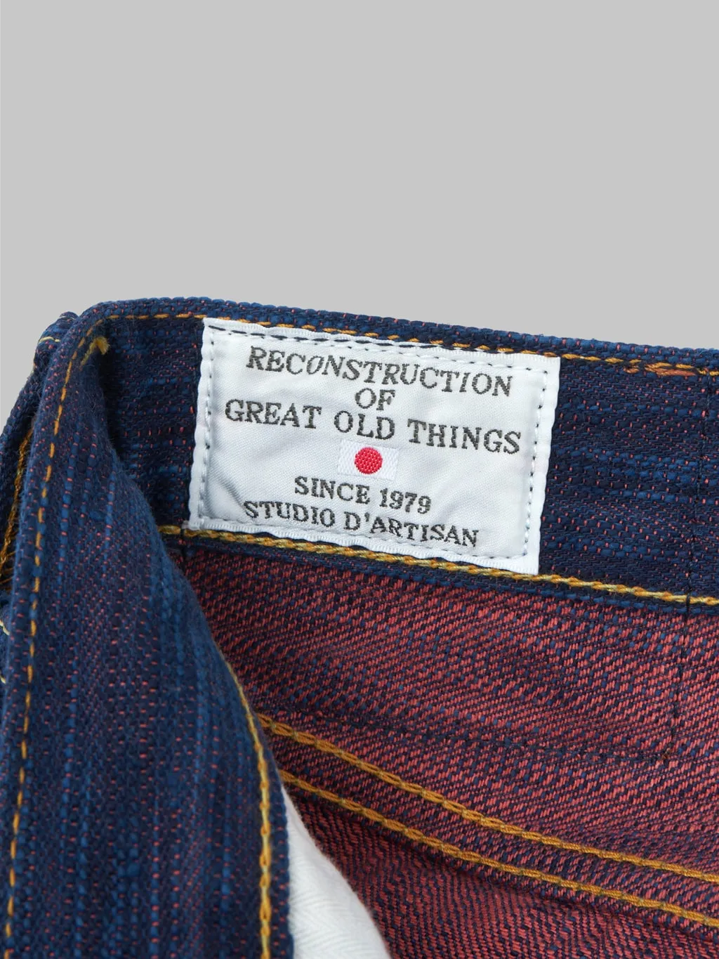 Studio D'artisan SP-084 15oz 45th Anniversary Tokushima Hinode-Awa Shoai Regular Straight Jeans
