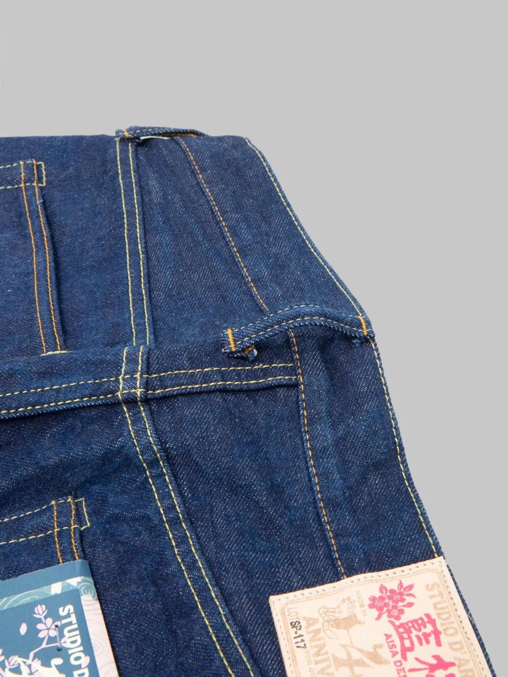 Studio D'Artisan SP-117 15oz Ai-Sa Sakura 45th Anniversary Tapered Jeans