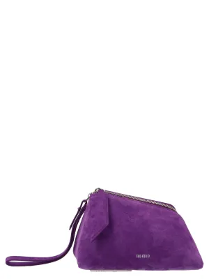The Attico Logo Printed Clutch Bag