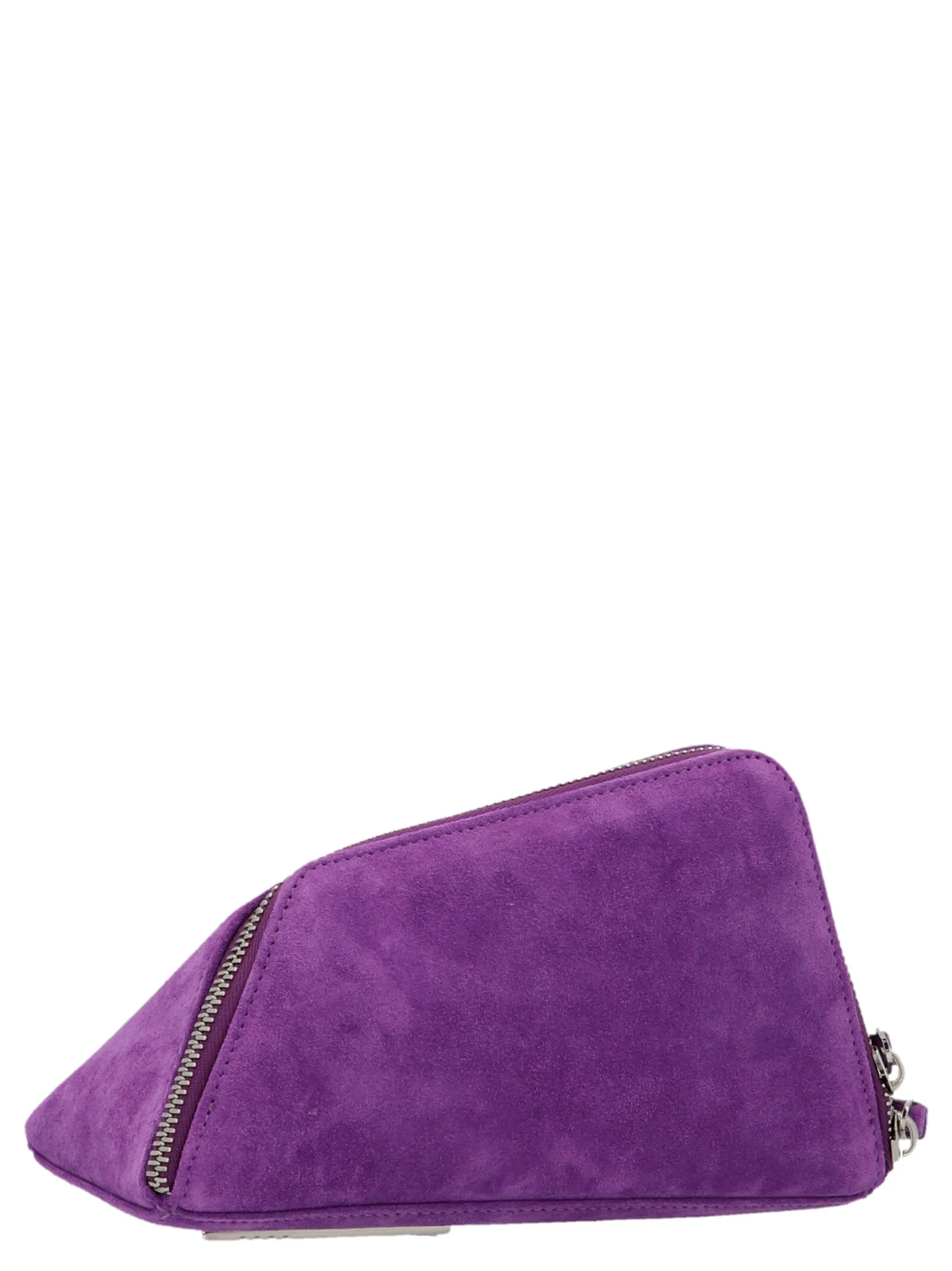 The Attico Logo Printed Clutch Bag