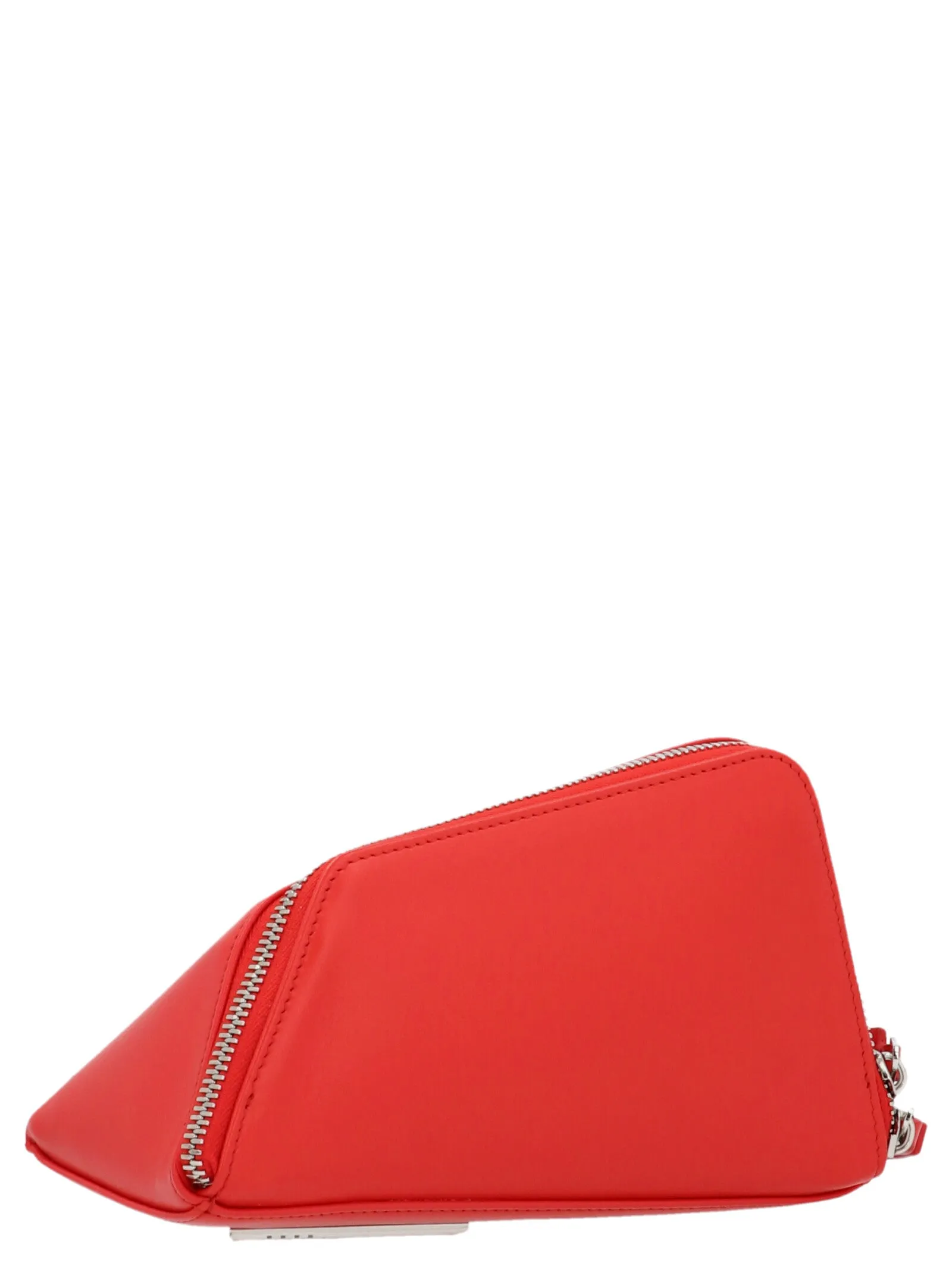 The Attico Logo Printed Clutch Bag