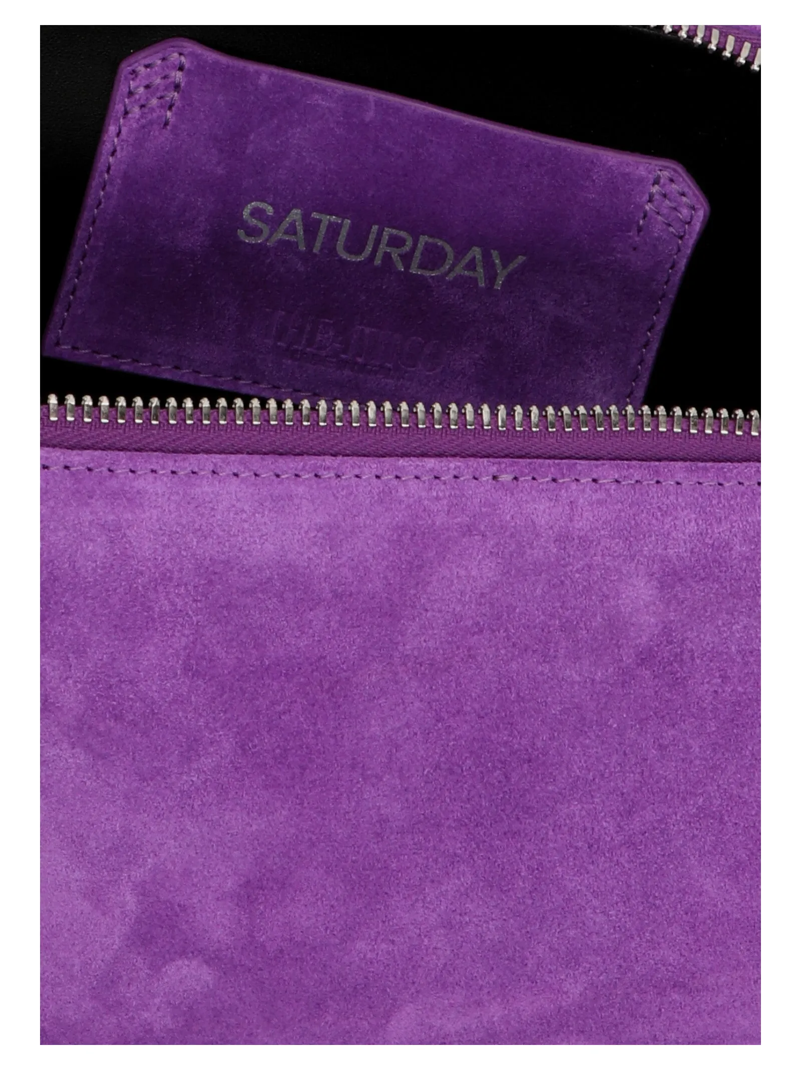 The Attico Logo Printed Clutch Bag