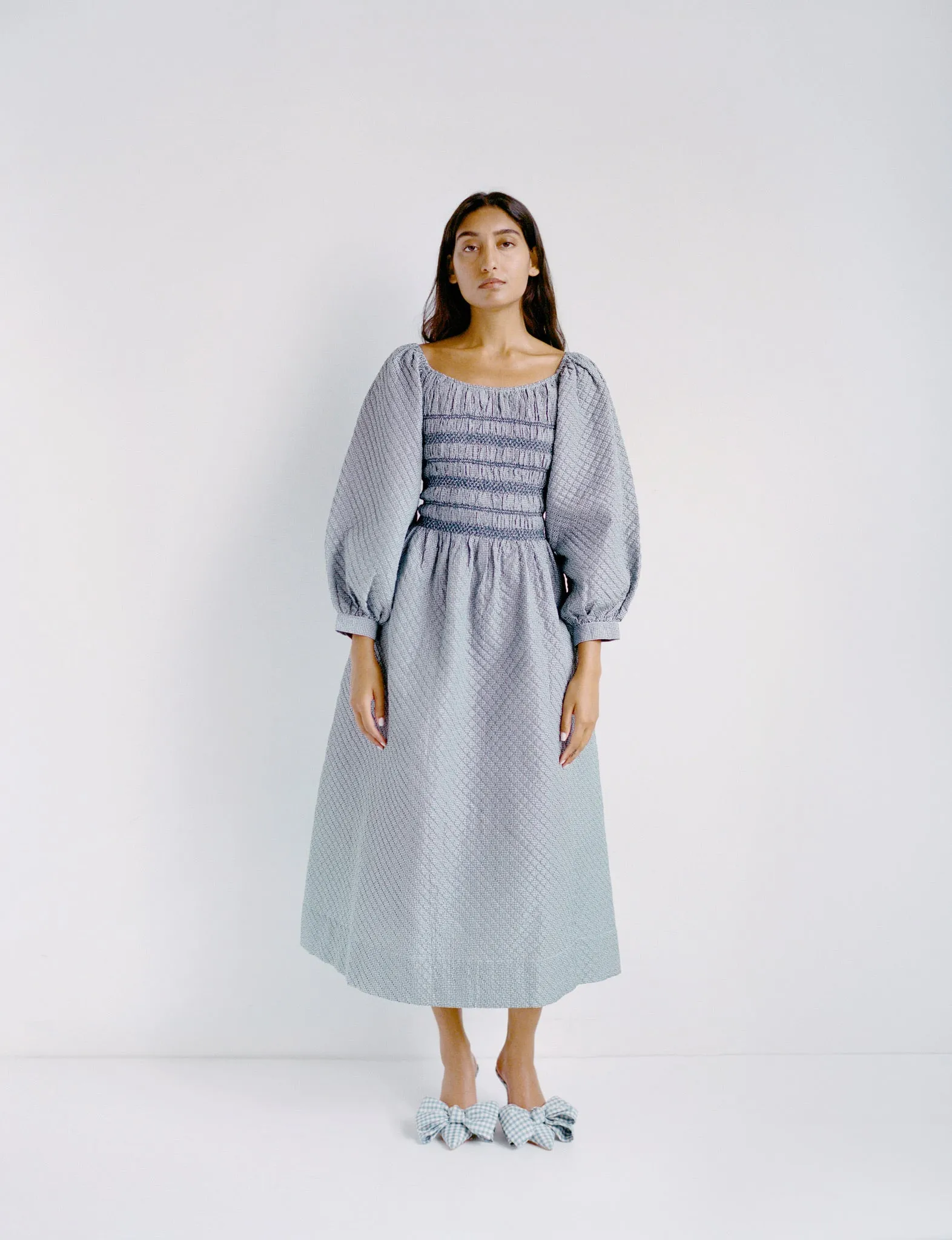 Vineta Gathered Dress