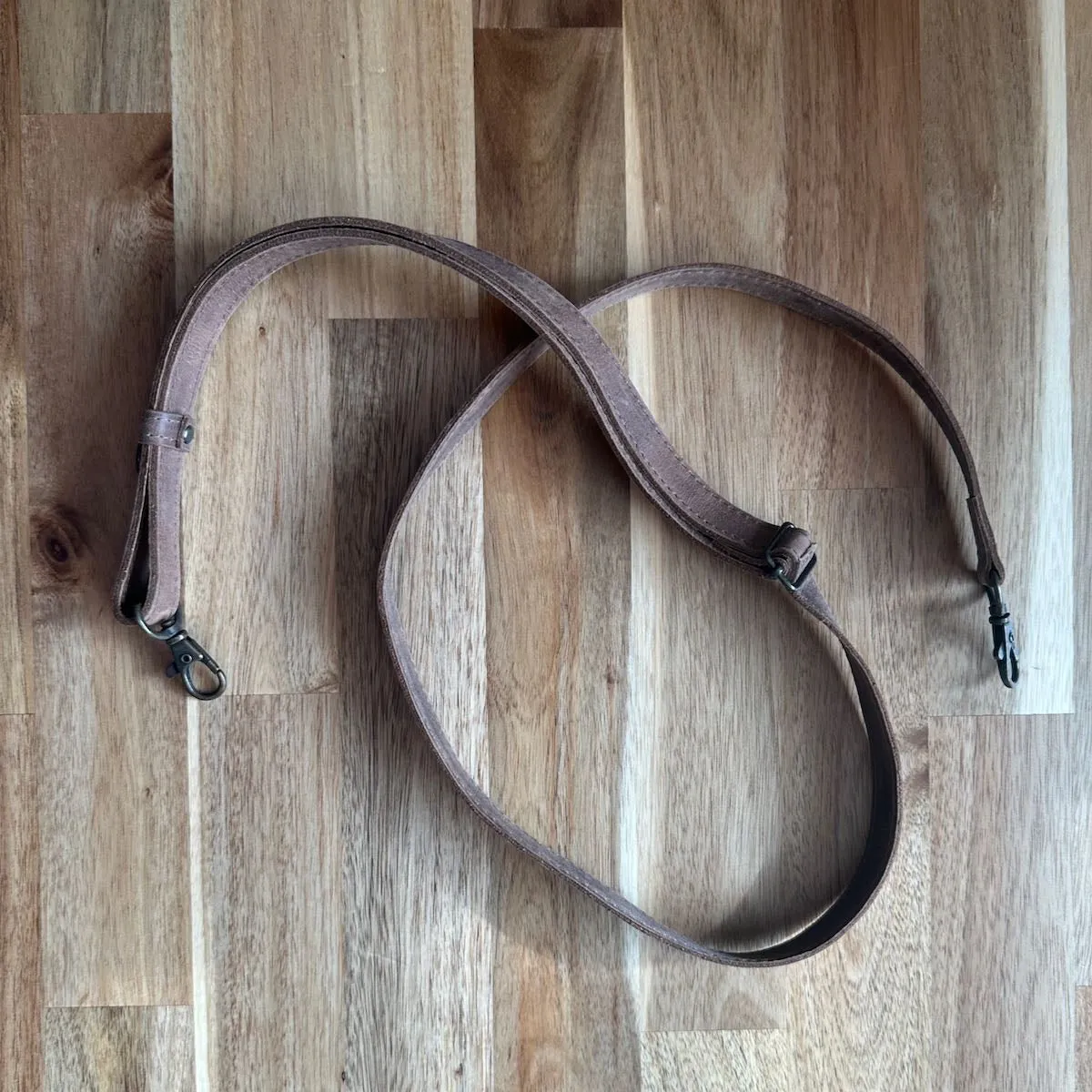 VIVI ADJUSTABLE BAG STRAP - CAOBA