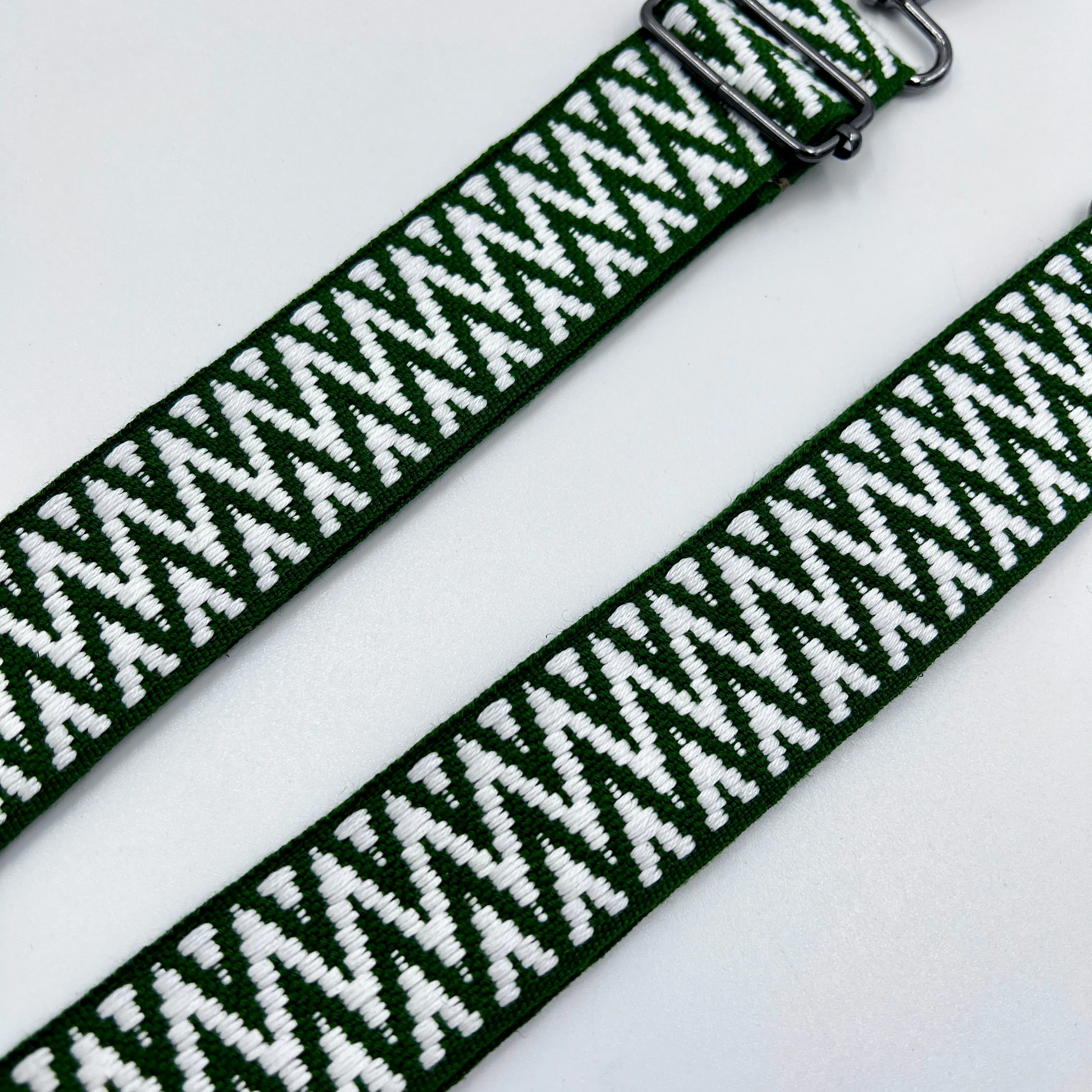 White/Green Shoulder Strap